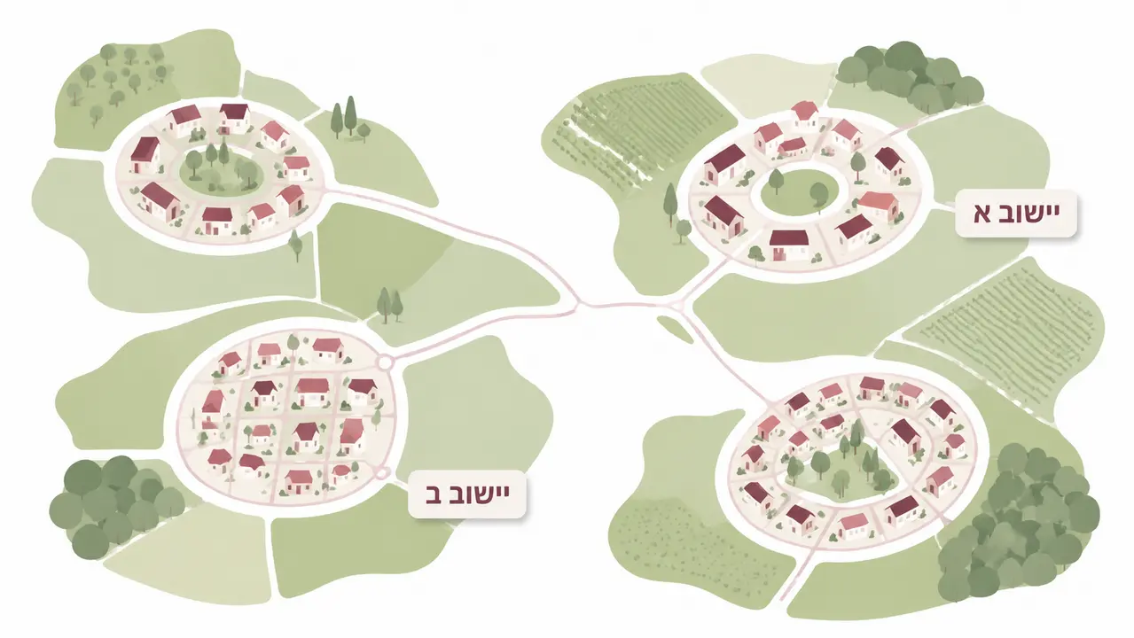 כפר הס, צור משה, ומה שביניהן