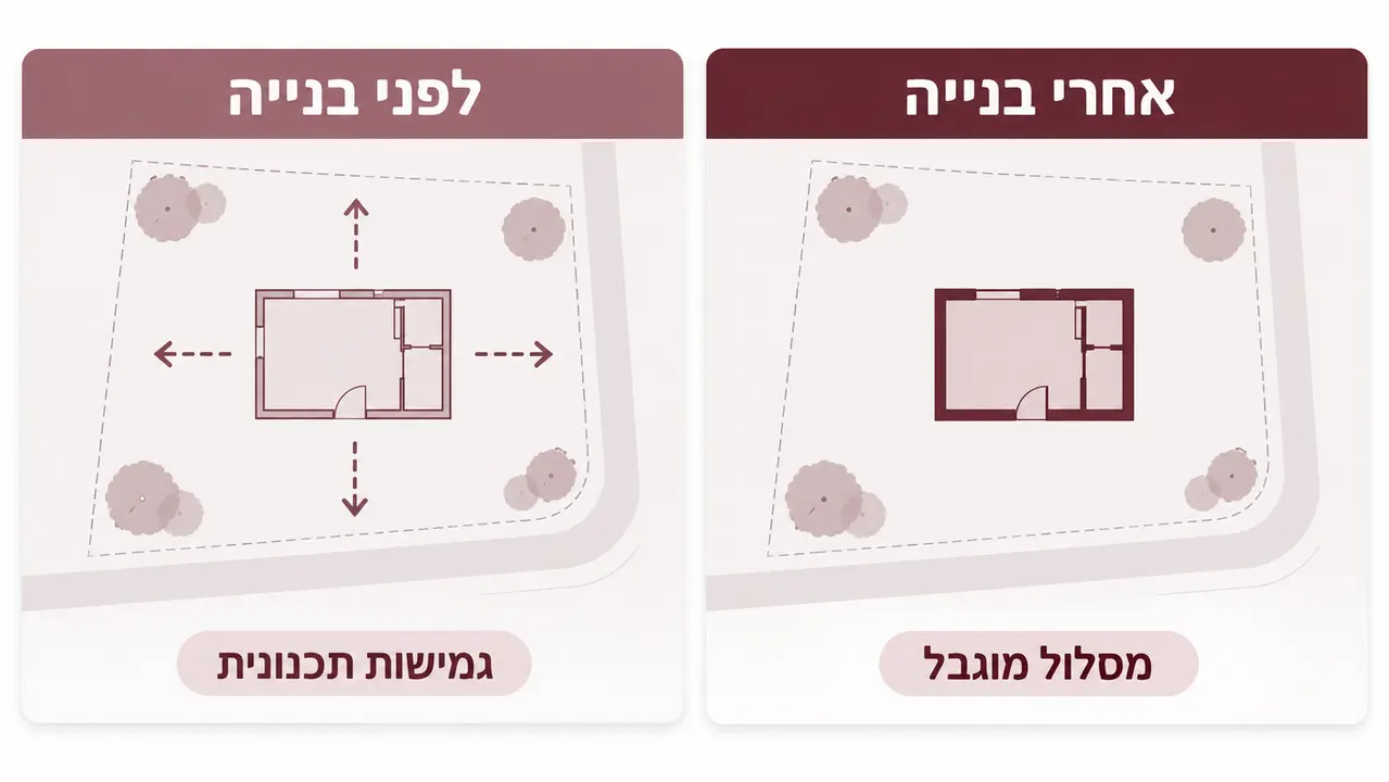הטעות היקרה היא להסדיר אחר כך