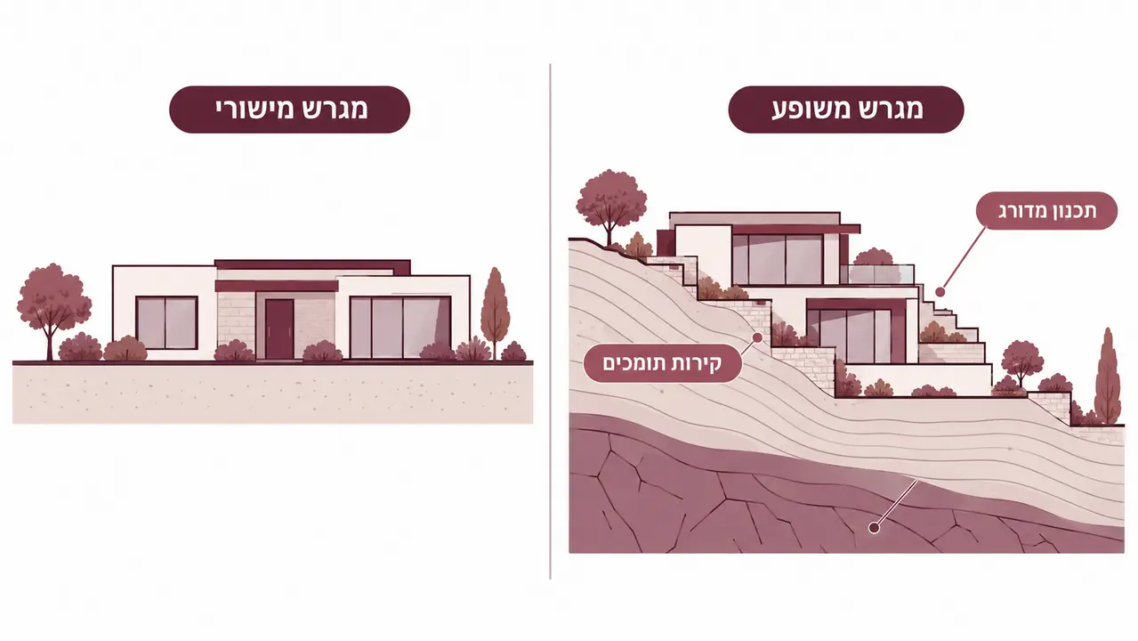 האם מורכבות המגרש מייקרת את התכנון האדריכלי